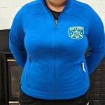 EYCC Crest Women's Cobalt Full Zip Performance Jacket