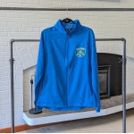EYCC Crest Men's Cobalt Full Zip Performance Jacket