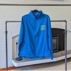 EYCC Crest Men's Cobalt Full Zip Performance Jacket