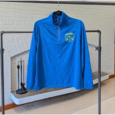 EYCC Crest Women's Cobalt 1/4 Zip Performance Jacket