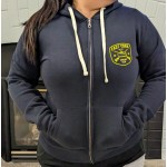 EYCC Crest Women's Navy Zip Up Hoodie
