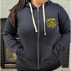 EYCC Crest Women's Navy Zip Up Hoodie