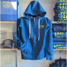 Small Words Women's Blue Zip Up Hoodie